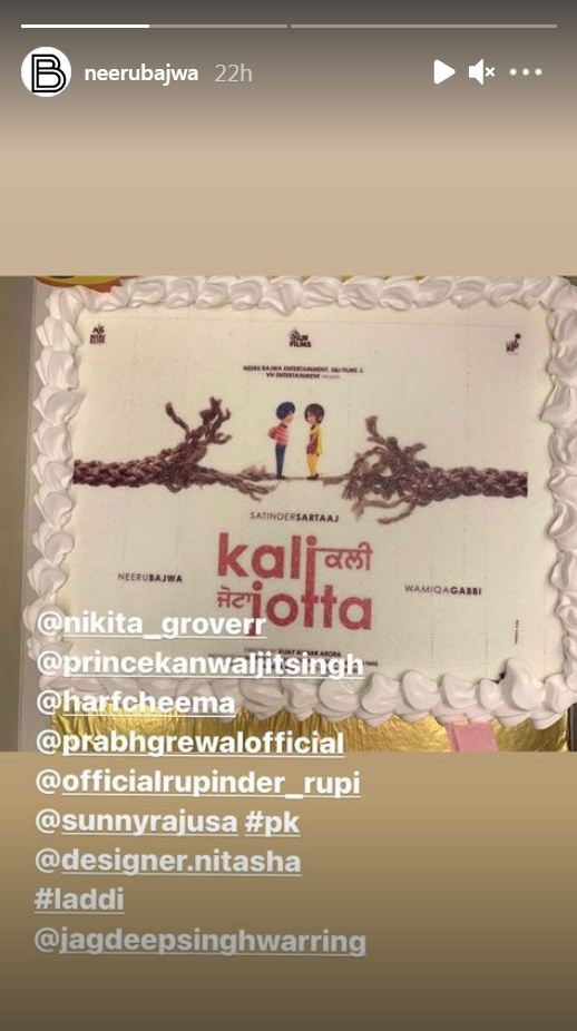 It’s a Wrap for Neeru Bajwa, Wamiqa Gabbi & Satinder Sartaaj Starrer “Kali Jotta”